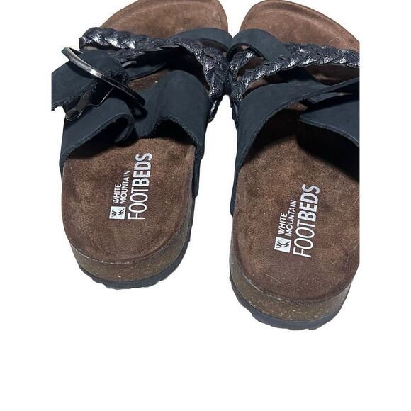 5/$25 White Mountain Footbeds Cork Slip On Sandals Sz 6M - Picture 2 of 3